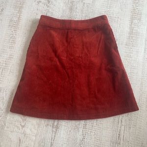 JUST corduroy A-line mini skirt